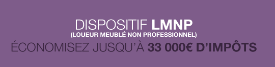 Dispositif LMNP, Economisez jusqu' 33 000€ d'impts